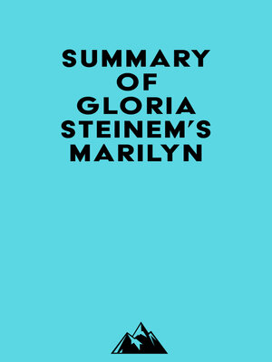 cover image of Summary of Gloria Steinem's Marilyn